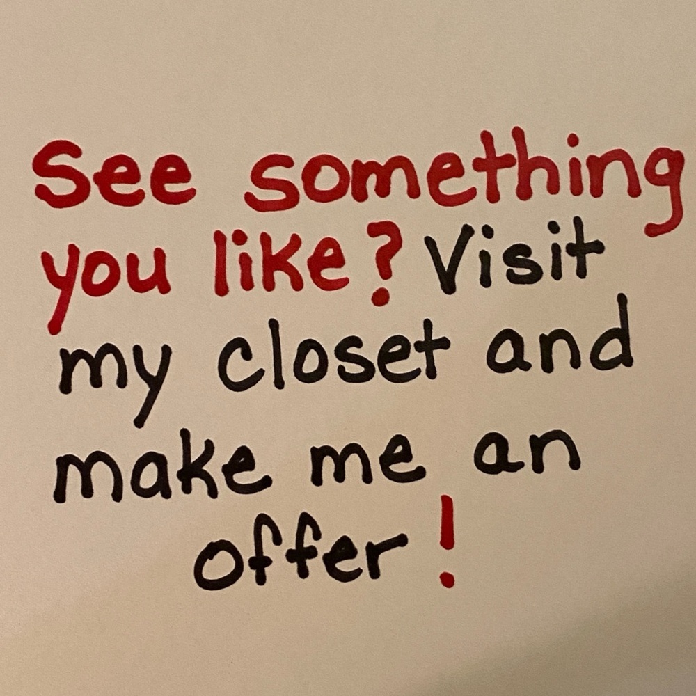 Reasonable offers always welcome!